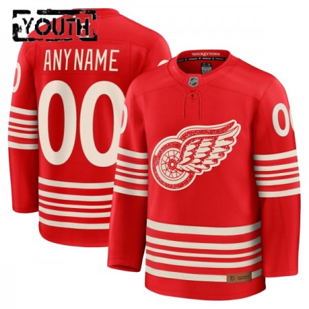 Lasten NHL Detroit Red Wings Pelipaita Custom 2025-26 Fanatics Centennial Premium Punainen